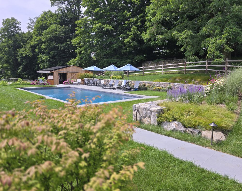Pool and gardens